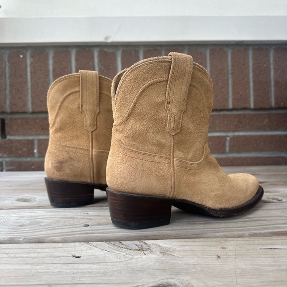 Tecovas Suede Booties - Picture 2 of 6